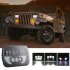 300W 7 inch 30000LM LED Headlight for Off road Truck Vehicle 6000K white   Amber  1pc