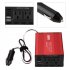 300W Car Power Inverter Converter DC12V to AC110V Adapter Dual USB Charging Port  U S  regulations