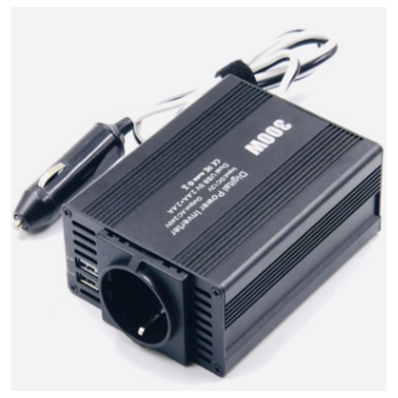 300W Car Power Inverter Converter DC12V to AC110V Adapter Dual USB Charging Port  European regulations