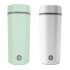 300W Portable Travel Electric Kettle Anti Scalding Design 304 Stainless Steel Fast Water Boil Tea Pot Suitable For Milk Coffee Water Tea Green  US plug 