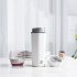 300W Portable Travel Electric Kettle Anti Scalding Design 304 Stainless Steel Fast Water Boil Tea Pot Suitable For Milk Coffee Water Tea Green  US plug 