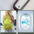 300W Portable Travel Electric Kettle Anti Scalding Design 304 Stainless Steel Fast Water Boil Tea Pot Suitable For Milk Coffee Water Tea Green  US plug 