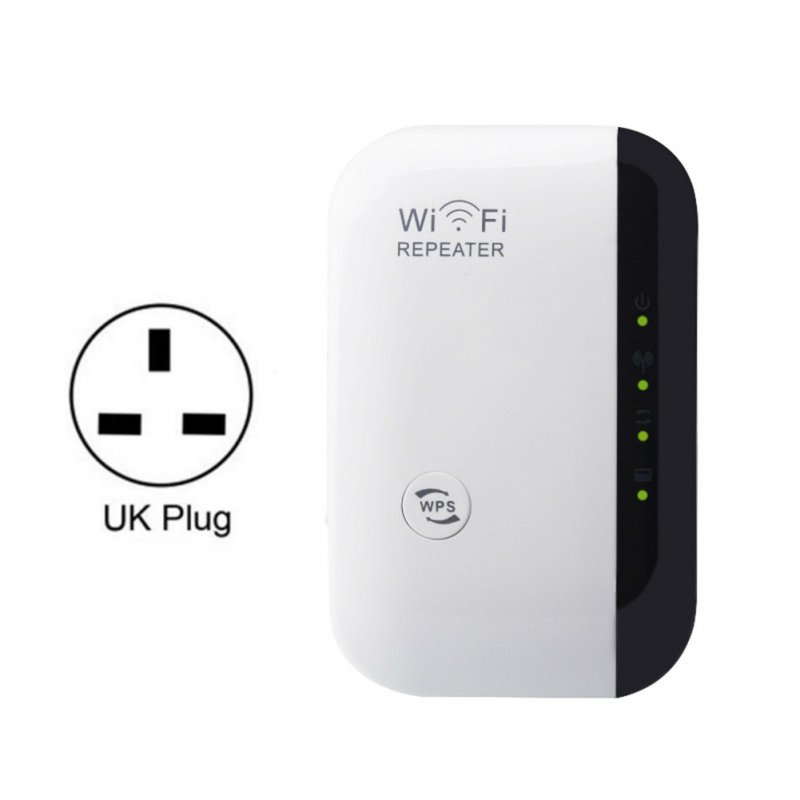 300m Wireless Network Repeater Wifi Signal Amplifier Long Range Wi-fi Repeater Router Extender UK Plug