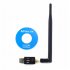 300mbps 5dbi Usb Wifi Adapter Mini Dongle External Wireless Lan Network Card Compatible For Win 7 8 10 Pc Computer black