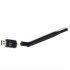 300mbps 5dbi Usb Wifi Adapter Mini Dongle External Wireless Lan Network Card Compatible For Win 7 8 10 Pc Computer black