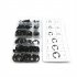 300pcs E clip Circlip External Retaining Clips Assortment Set 9 Sizes Spring Steel Snap Ring Washers as shown in the picture