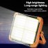 300w Solar  Outdoor  Lighting Camping Glare Portable Warning Emergency Household Flood Light Solar Outdoor Lighting