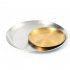 304 Stainless Steel Dinner Food  Plates Round Thicken Cake Fruit Tray Kitchen Dishes Tools 304 Brushed 14cm