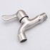 304 Stainless Steel Quick Opening Ceramic Core Faucet for Washing Machine Mop Pool Silver