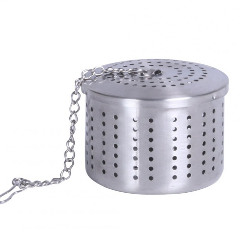 304 Stainless Steel Seasoning  Barrel Bucket Effectively Tea Leaking Hot Pot Home Tea Strainers Small 4*6cm