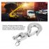 304 Stainless Steel Swivel Lifting Hook Steel Eye Hook With Latch Rigging Accessory 150KG