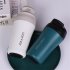 304 Stainless Steel Vacuum  Cup Portable Water Bottle Double drink Vacuum Coffee Cup White