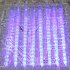 30CM Led Icicle Pick Light Set Of 8 IP65 Waterproof Meteor Shower Rain Light Garland Ice String Light For Christmas Decorations blue 220V EU plug