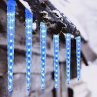 30CM Led Icicle Pick Light Set Of 8 IP65 Waterproof Meteor Shower Rain Light Garland Ice String Light