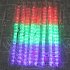 30CM Led Icicle Pick Light Set Of 8 IP65 Waterproof Meteor Shower Rain Light Garland Ice String Light For Christmas Decorations blue 220V EU plug