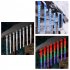 30CM Led Icicle Pick Light Set Of 8 IP65 Waterproof Meteor Shower Rain Light Garland Ice String Light For Christmas Decorations blue 220V EU plug