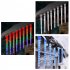 30CM Led Icicle Pick Light Set Of 8 IP65 Waterproof Meteor Shower Rain Light Garland Ice String Light For Christmas Decorations blue 220V EU plug