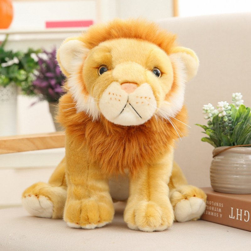 30CM Lion Stuffed Animal Plush Toy PP Cotton Plush Doll Perfect Gift for Children lion