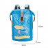 30L Outdoor Swimming Packing Waterproof Trekking Bag Sports Backpack Camping Equipment For Kayaking  Boating  Surfing  Fishing  Rafting  Swimming  Hiking B Blue