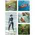 30L Outdoor Swimming Packing Waterproof Trekking Bag Sports Backpack Camping Equipment For Kayaking  Boating  Surfing  Fishing  Rafting  Swimming  Hiking F Grey