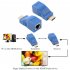 30M HDMI To RJ45 Network Cable Extender Converter Repeater Over CAT 5e CAT6 blue no