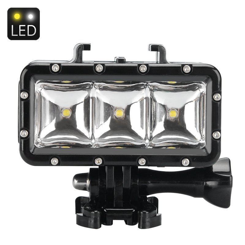 30M Waterproof LED Light For Action Camera