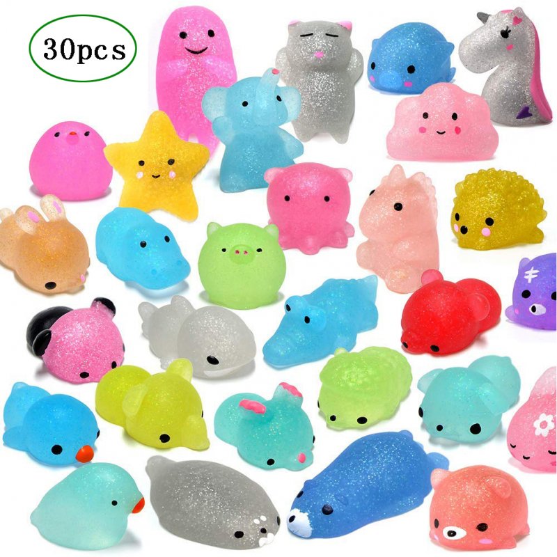 Mochi Squishy - Super Cute And Tranparent Stress Reliver Toy(random Style  Will