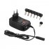 30W 3V 12V Universal Charger AC DC Adapter Switching Power Supply LED Driver Lighting Transformer with 6 Plug  30W US plug