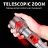 30W LED Flashlight  Battery Powered  Rechargeable  Adjustable Focus  5 Light Modes  Zoomable  IPX4 Waterproof 1500 Lumen Super Bright Flashlight    No batteries i