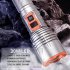 30W LED Flashlight  Battery Powered  Rechargeable  Adjustable Focus  5 Light Modes  Zoomable  IPX4 Waterproof 1500 Lumen Super Bright Flashlight    No batteries i