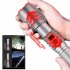 30W LED Flashlight  Battery Powered  Rechargeable  Adjustable Focus  5 Light Modes  Zoomable  IPX4 Waterproof 1500 Lumen Super Bright Flashlight    No batteries i