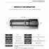 30W LED Flashlight Digital Power Display 6600mA Telescopic Zoom Super Bright Powerful Flash Light IPX4 Waterproof F441