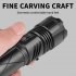 30W LED Mini Flashlight Type c Charging XHP70 Strong Light Aluminum Alloy Hand Lantern For Emergency Camping Hiking 1472 P70 flashlight
