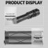 30W LED Mini Flashlight Type c Charging XHP70 Strong Light Aluminum Alloy Hand Lantern For Emergency Camping Hiking 1472 P70 flashlight