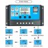 30a Solar Panel Battery Charge Controller 12v 24v Lcd Regulator Automatic Dual Usb Basic model YJSS 30A