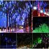 30cm 96LED 8 Tube Waterproof Shower Meteor Rain Light for Wedding Garden Home Party Christmas Xmas Decoration Tree Lights