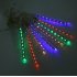 30cm 96LED 8 Tube Waterproof Shower Meteor Rain Light for Wedding Garden Home Party Christmas Xmas Decoration Tree Lights