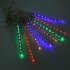 30cm 96LED 8 Tube Waterproof Shower Meteor Rain Light for Wedding Garden Home Party Christmas Xmas Decoration Tree Lights
