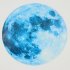 30cm Blue Moon 435pcs Blue Luminous Moon Star Sticker 166pcs Star Decal Decoration 30cm blue moon