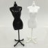 30cm Mini Mannequin Dress Clothes Gown Model Stand for Doll Display Holder black