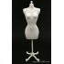 30cm Mini Mannequin Dress Clothes Gown Model Stand for Doll Display Holder White