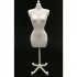 30cm Mini Mannequin Dress Clothes Gown Model Stand for Doll Display Holder black