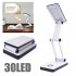 30led 5w Led Foldable Lamp Portable Usb Charging Energy Saving Reading Light Desk Lamp 30SMD dry battery