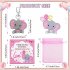 30pcs Keyring Set Including Elephant Keychains Organza Drawstring Bags Thank You Tags Baby Shower Favors Guests Return Gifts pink