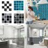30pcs Kitchen Tile  Stickers Bathroom Mosaic Sticker Self adhesive Wall Home  Decor MSC066