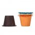 30pcs pack Anti oil Cups Thickened Greaseproof Paper Colorful Cake  Cups Brown