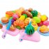 30pcs set Cutting Toys Play Cutting Food Kitchen Toy Cutting Fruits Vegetables Pretend Food Playset Early Development Learning Toy Gifts for Christmas 36 piece 
