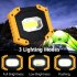 30w Cob Work Lights Portable Usb Rechargeable 1000mah Battery Camping Emergency Spotlight Floodlight W841