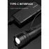 30w Led Flashlight Xhp360 4 Level Multi functional Strong Light Long range Camping Light Torch 1057a White Light Large