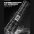 30w Led Flashlight Xhp360 4 Level Multi functional Strong Light Long range Camping Light Torch 1057a White Light Large